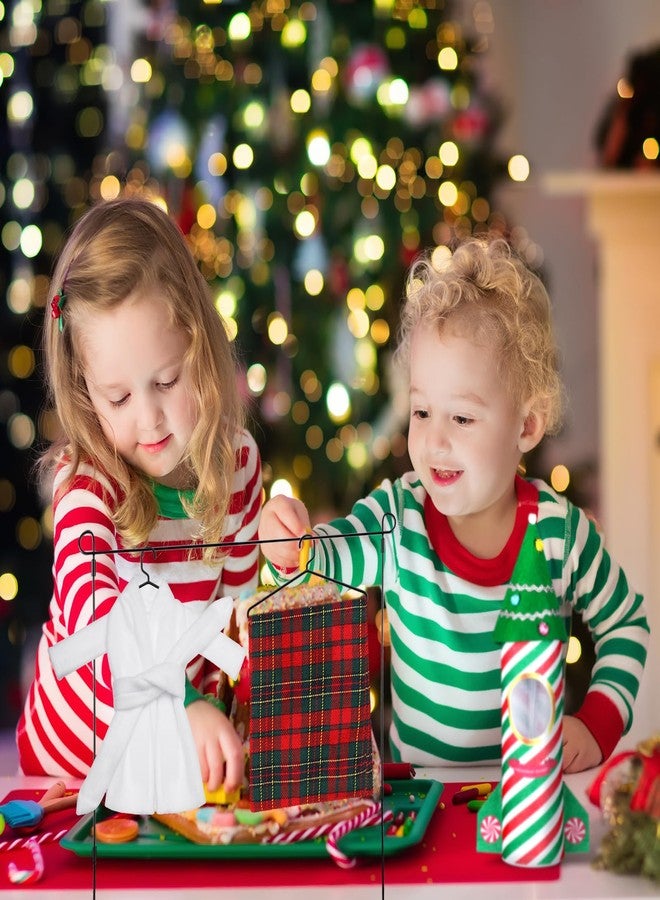 Liitrsh 8 Pcs Christmas Elf Accessories Set with Rocket, Christmas Sleeping Bag, Sweater, Bathrobe, Earmuffs, Scarf, Swing, Hammock Xmas Accessory for Elf Decorations - Image 2